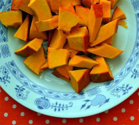 polievka z tekvice hokkaido