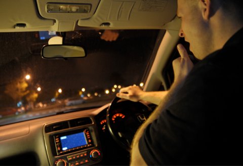 mikrospánok v aute pri jazde